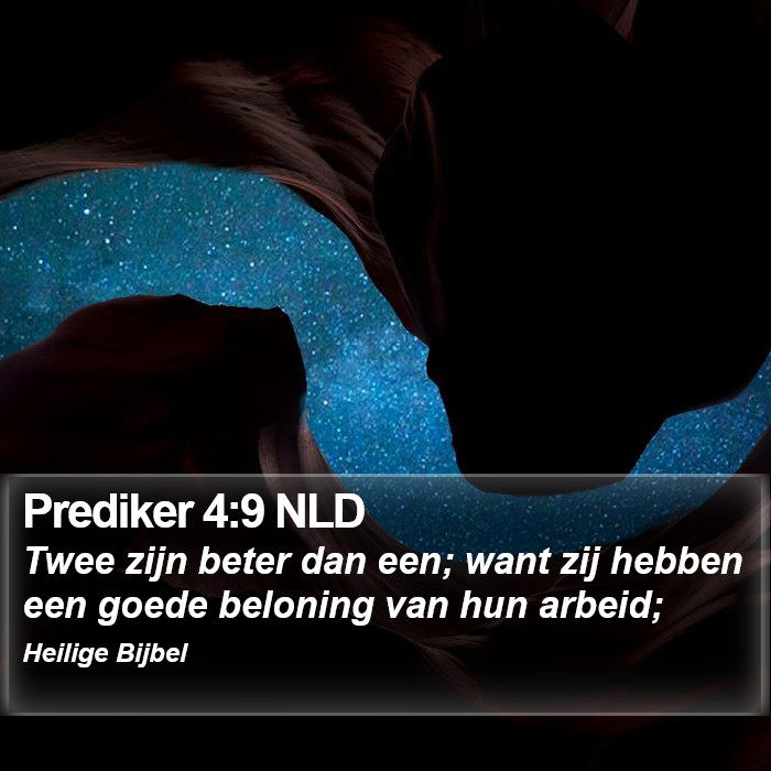 Prediker 4:9 NLD Bible Study