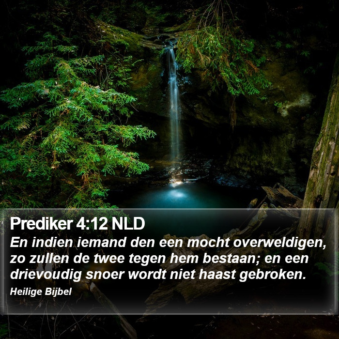 Prediker 4:12 NLD Bible Study