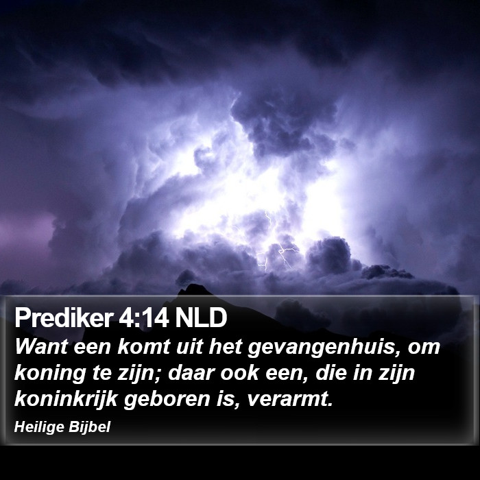 Prediker 4:14 NLD Bible Study