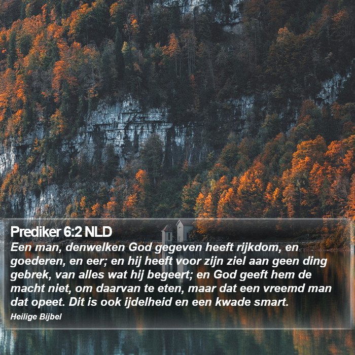 Prediker 6:2 NLD Bible Study