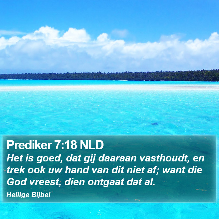 Prediker 7:18 NLD Bible Study