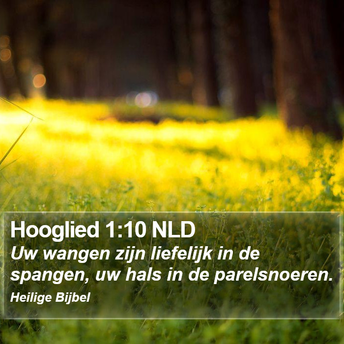 Hooglied 1:10 NLD Bible Study