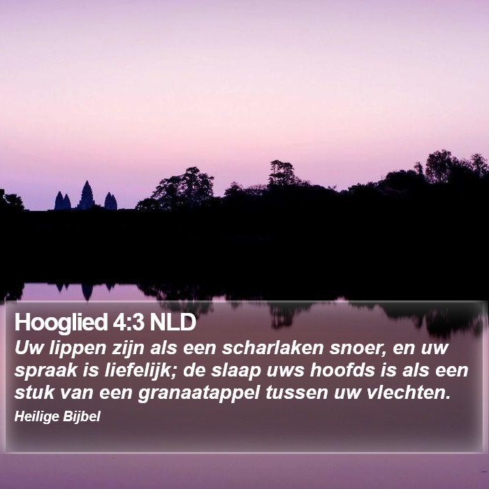 Hooglied 4:3 NLD Bible Study