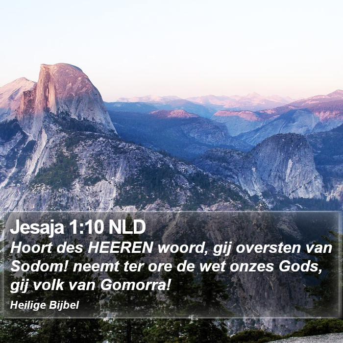 Jesaja 1:10 NLD Bible Study