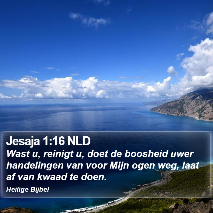 Jesaja 1:16 NLD Bible Study