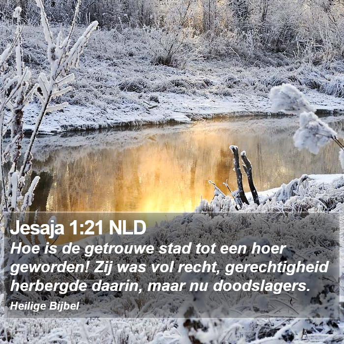 Jesaja 1:21 NLD Bible Study