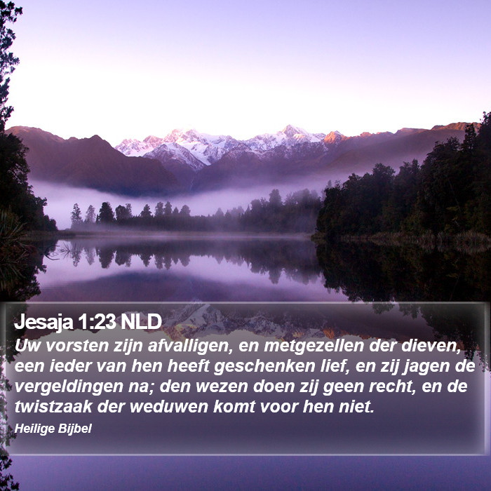 Jesaja 1:23 NLD Bible Study