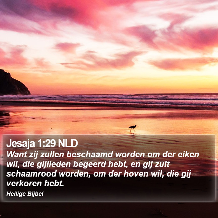 Jesaja 1:29 NLD Bible Study