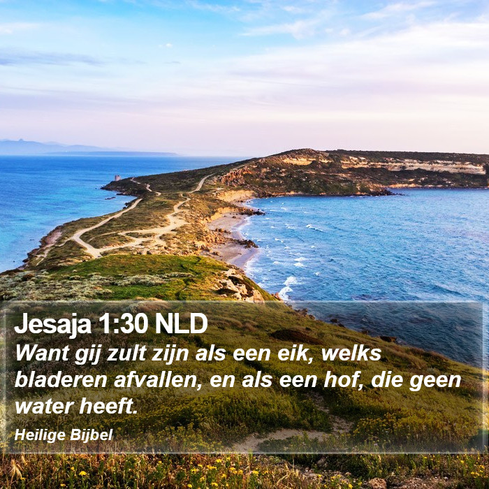 Jesaja 1:30 NLD Bible Study