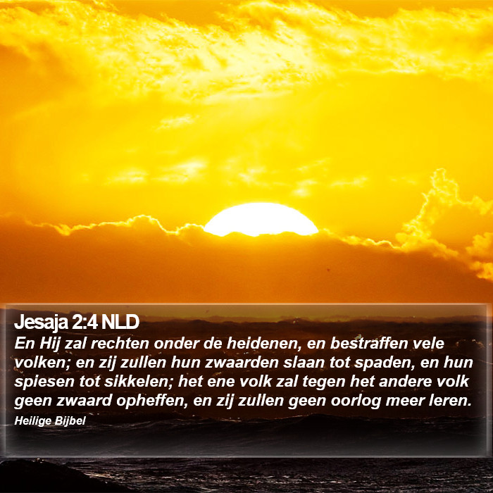 Jesaja 2:4 NLD Bible Study