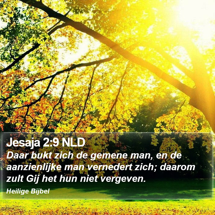 Jesaja 2:9 NLD Bible Study