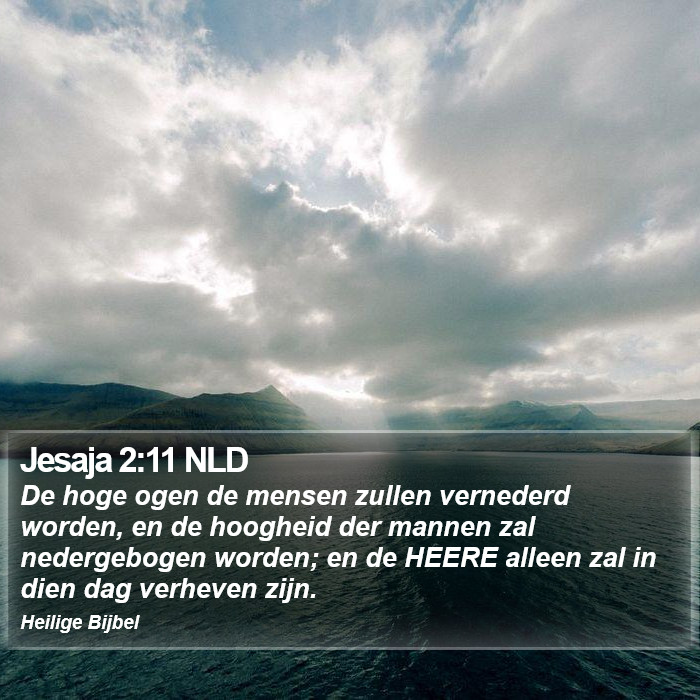 Jesaja 2:11 NLD Bible Study