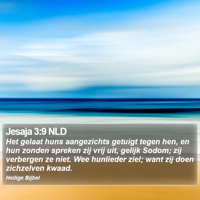 Jesaja 3:9 NLD Bible Study