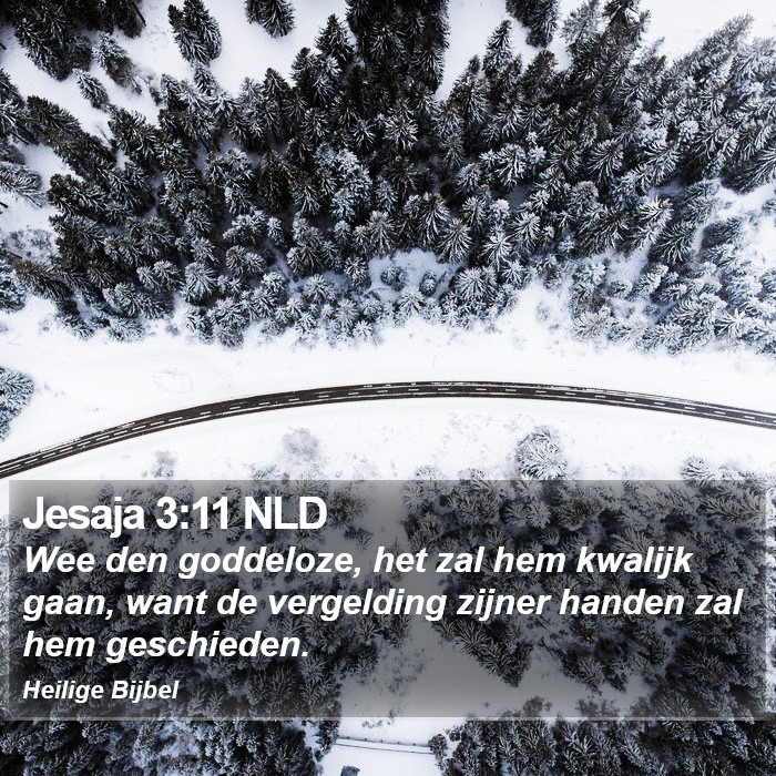Jesaja 3:11 NLD Bible Study