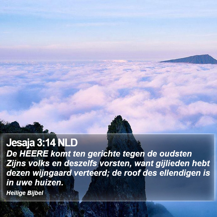 Jesaja 3:14 NLD Bible Study