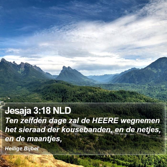 Jesaja 3:18 NLD Bible Study