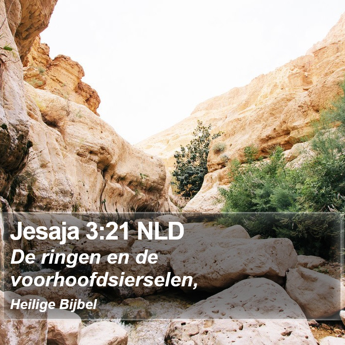 Jesaja 3:21 NLD Bible Study