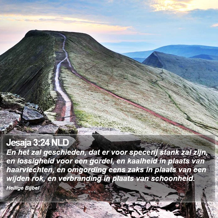 Jesaja 3:24 NLD Bible Study