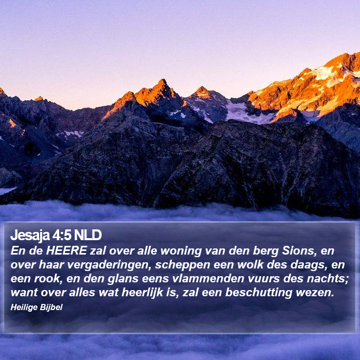 Jesaja 4:5 NLD Bible Study