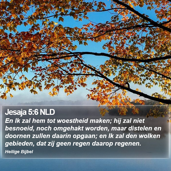 Jesaja 5:6 NLD Bible Study