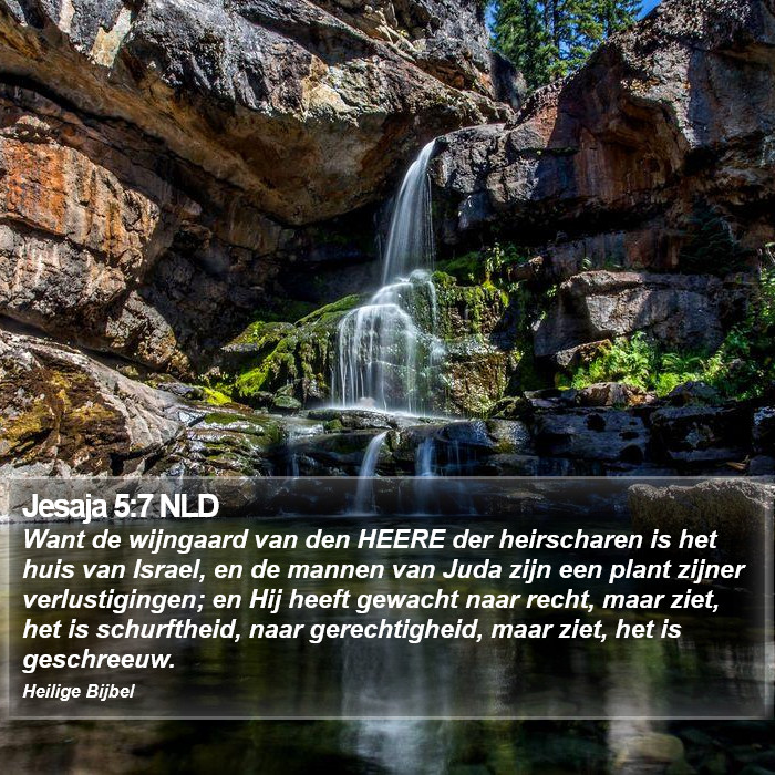 Jesaja 5:7 NLD Bible Study