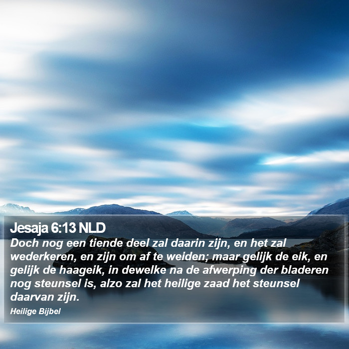 Jesaja 6:13 NLD Bible Study