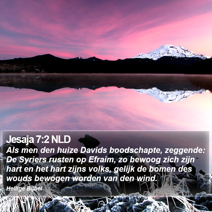 Jesaja 7:2 NLD Bible Study