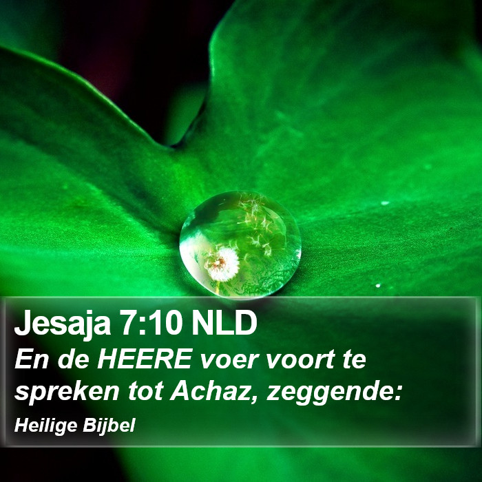 Jesaja 7:10 NLD Bible Study