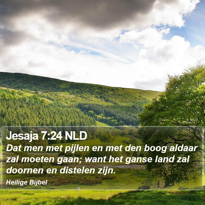 Jesaja 7:24 NLD Bible Study