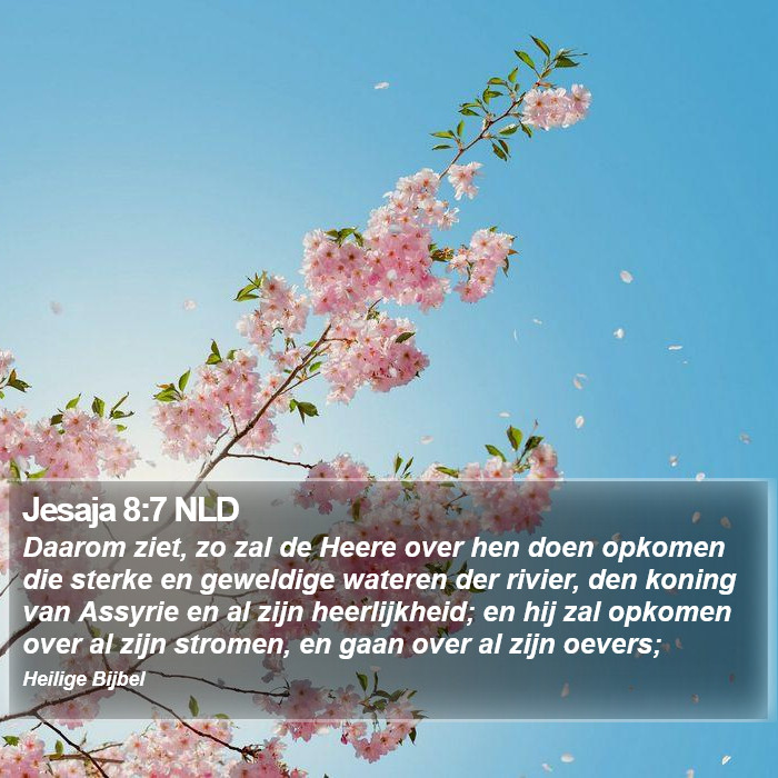 Jesaja 8:7 NLD Bible Study
