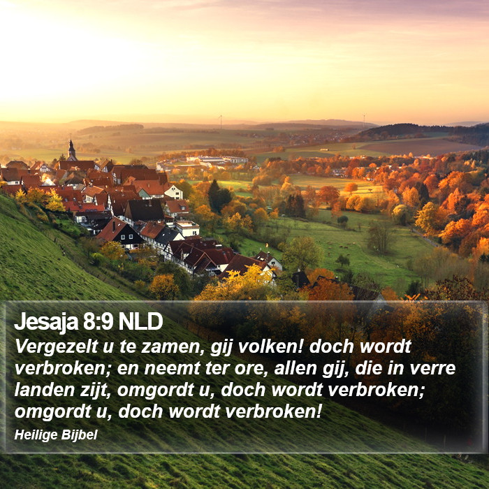 Jesaja 8:9 NLD Bible Study