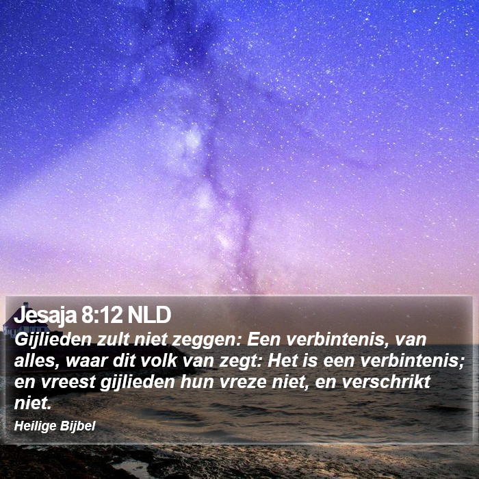 Jesaja 8:12 NLD Bible Study