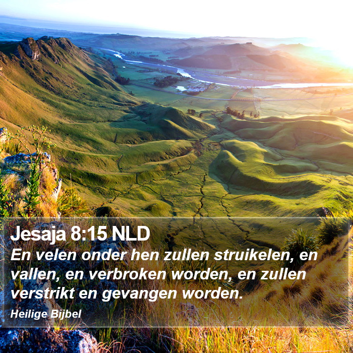 Jesaja 8:15 NLD Bible Study