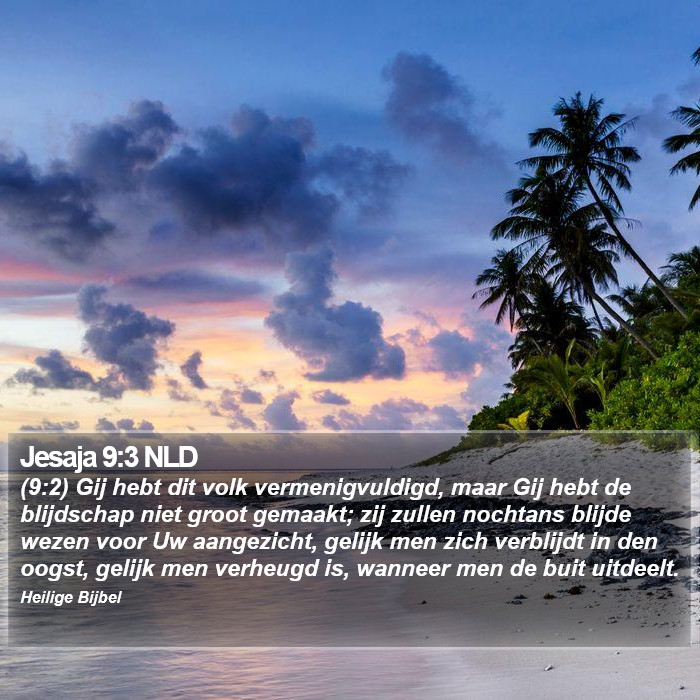 Jesaja 9:3 NLD Bible Study