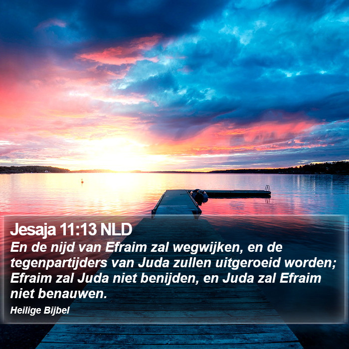 Jesaja 11:13 NLD Bible Study