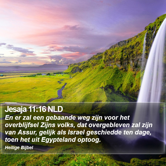 Jesaja 11:16 NLD Bible Study