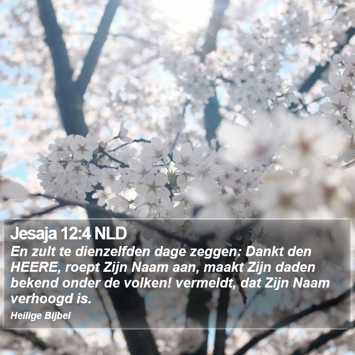 Jesaja 12:4 NLD Bible Study