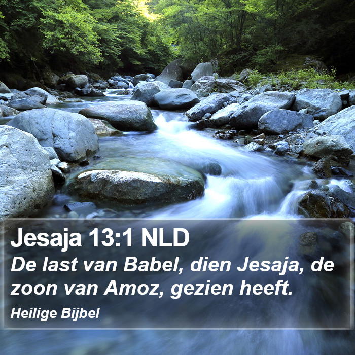 Jesaja 13:1 NLD Bible Study
