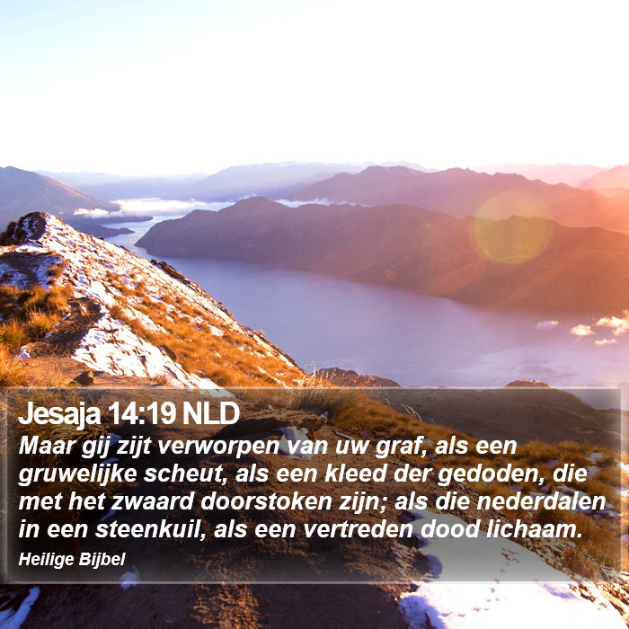 Jesaja 14:19 NLD Bible Study