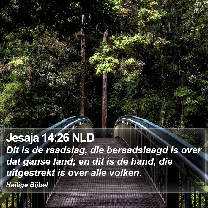 Jesaja 14:26 NLD Bible Study