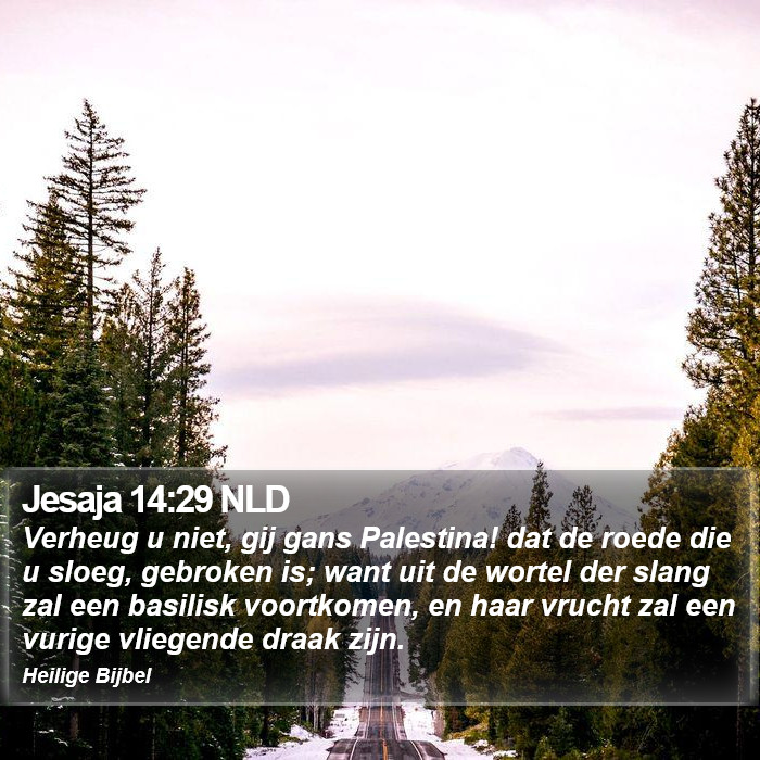 Jesaja 14:29 NLD Bible Study