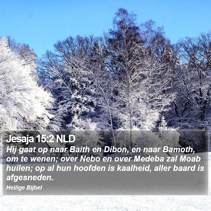 Jesaja 15:2 NLD Bible Study