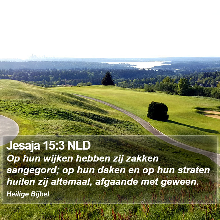 Jesaja 15:3 NLD Bible Study