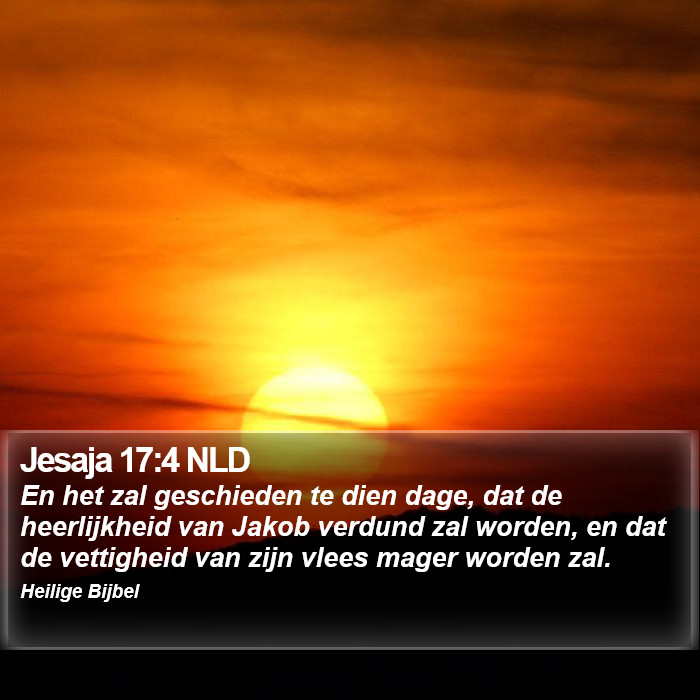 Jesaja 17:4 NLD Bible Study