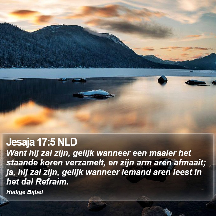 Jesaja 17:5 NLD Bible Study