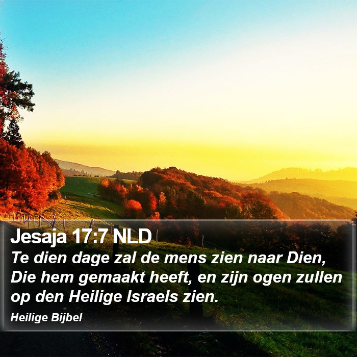 Jesaja 17:7 NLD Bible Study