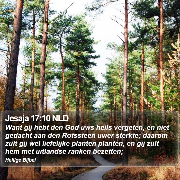 Jesaja 17:10 NLD Bible Study