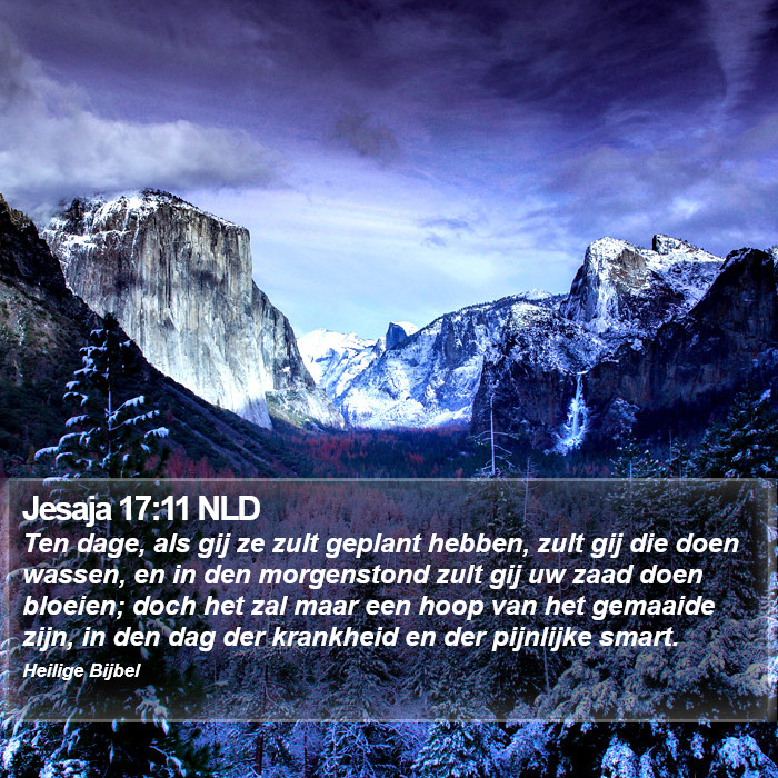 Jesaja 17:11 NLD Bible Study