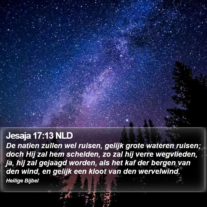 Jesaja 17:13 NLD Bible Study