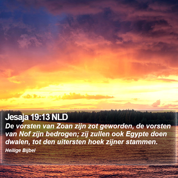 Jesaja 19:13 NLD Bible Study